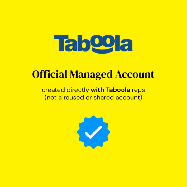 Buy Taboola Account